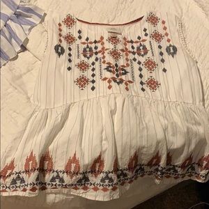 Know rose baby doll shirt